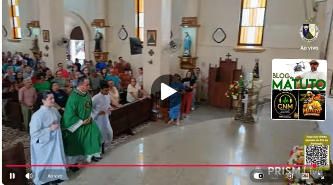 BLOG DO MATUTO MISSA VÍDIO